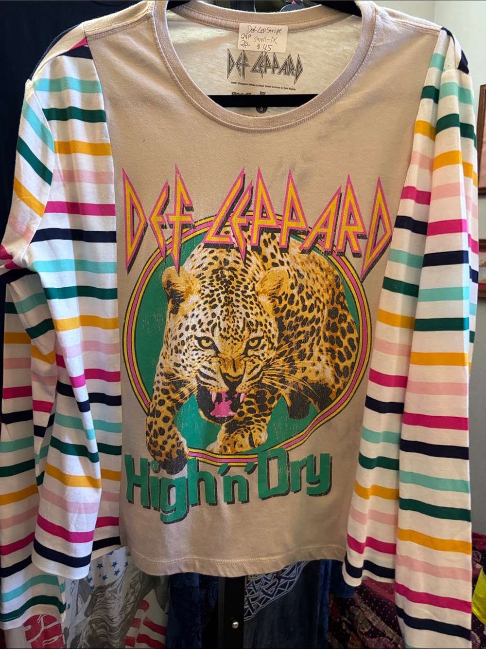 17. Def Leppard Striped Rocktop